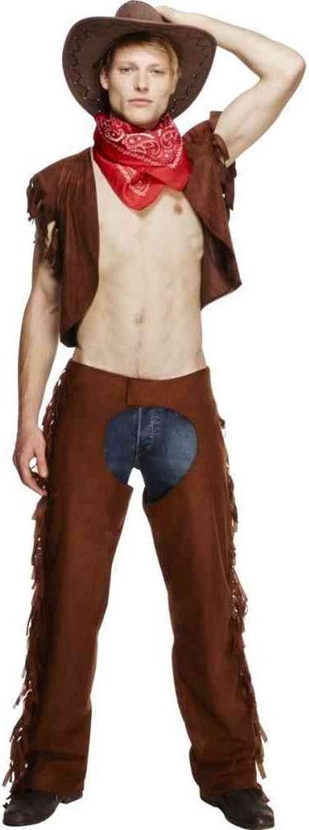 Vegaoo sexy cowboypak voor mannen - verkleedkleding - medium