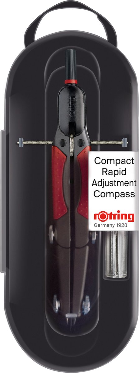 Rotring kompakter Schnellverstellkompass | Kreise bis 360 mm