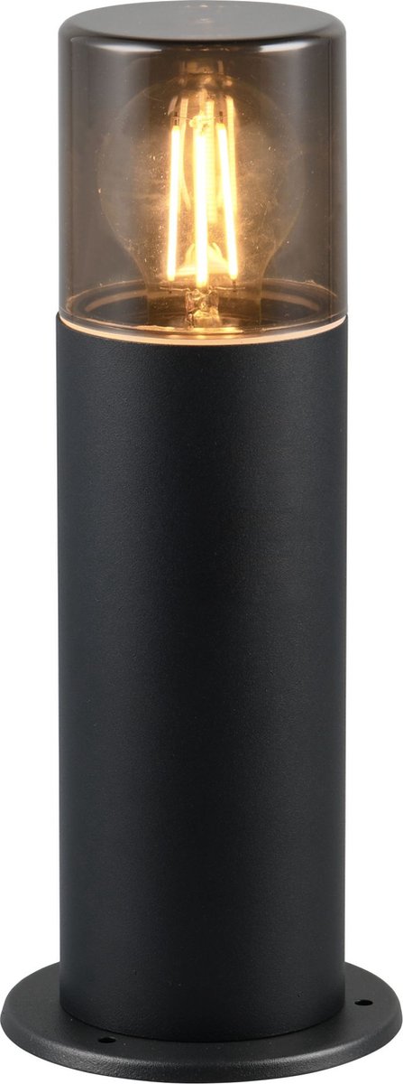Trio Hoosic - Mastleuchte - Schwarz matt - exkl. 1x E27 4,9 W - - Außenbeleuchtung - IP44
