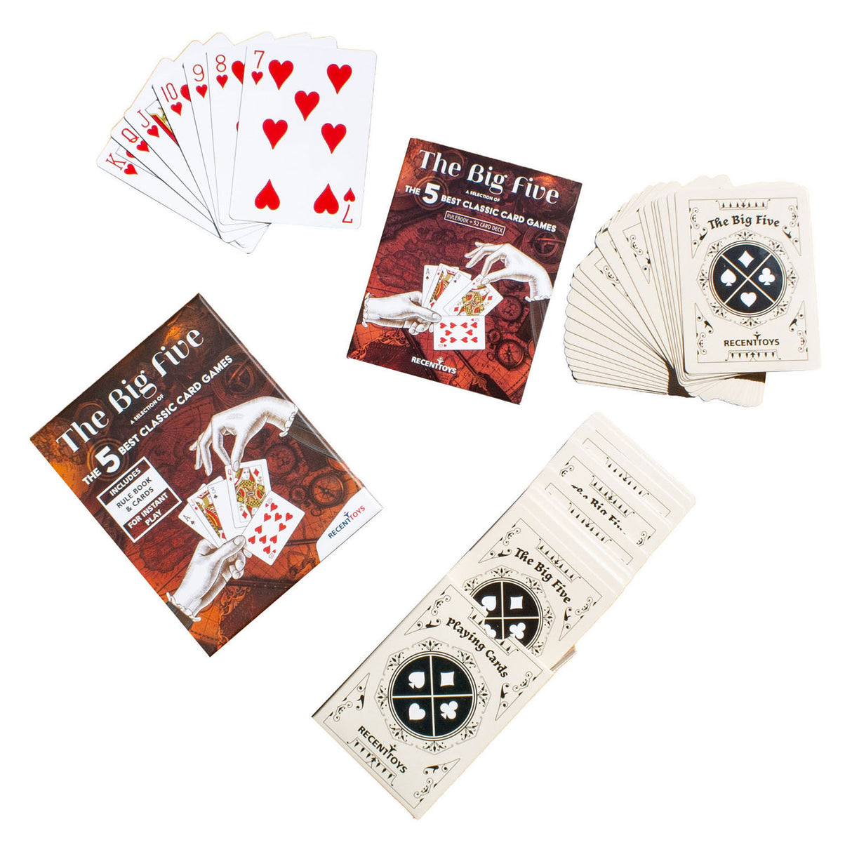 Aktuelle Spielzeuge, das große Fünf-Kartenspiel