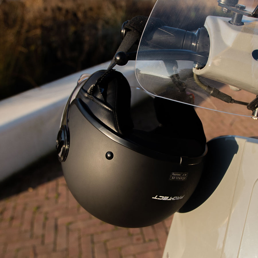 Pro-tect Protect Urban Helm XL für Scooter- und Fahrrad-ECE-Qualitätsmarke Schwarz