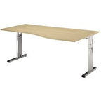 Bach Schreibtischhammer OS18 3 braun 1800 mm x 1000 mm x 850 mm
