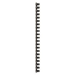 Bindruggen gbc plastic a4 16mm zwart 145vel