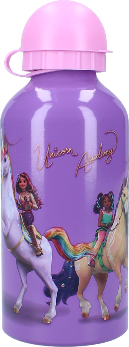 Vadobag Einhorn-Akademie – Schulbecher und Trinkflasche – Lila – 500 ml