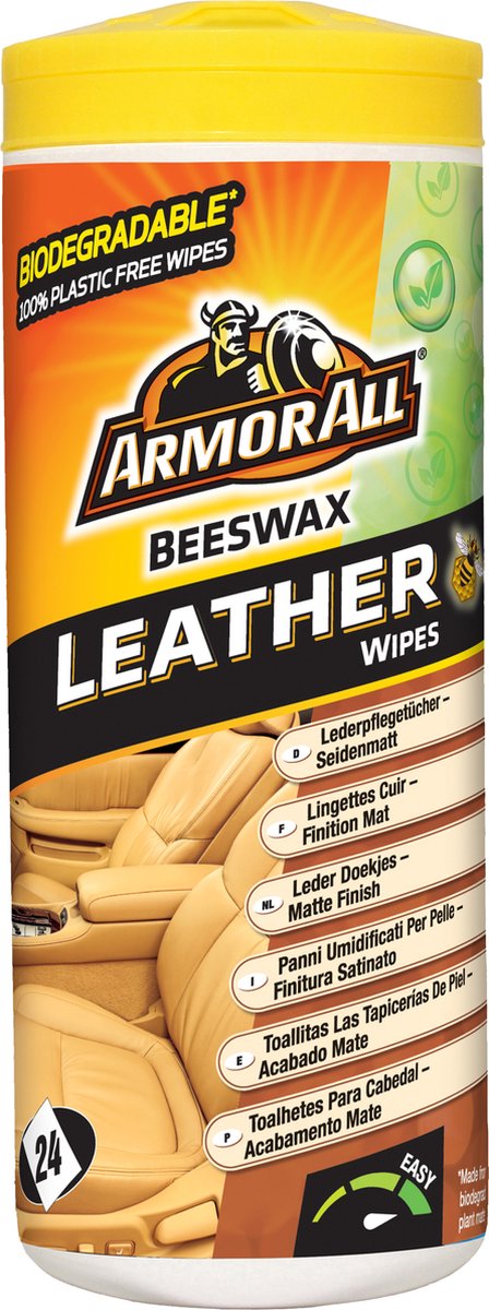 Armor all – Lederreinigungstücher – 24 Stück