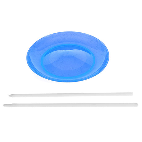 Eureka Jonglierplatte mit Stick - Blau