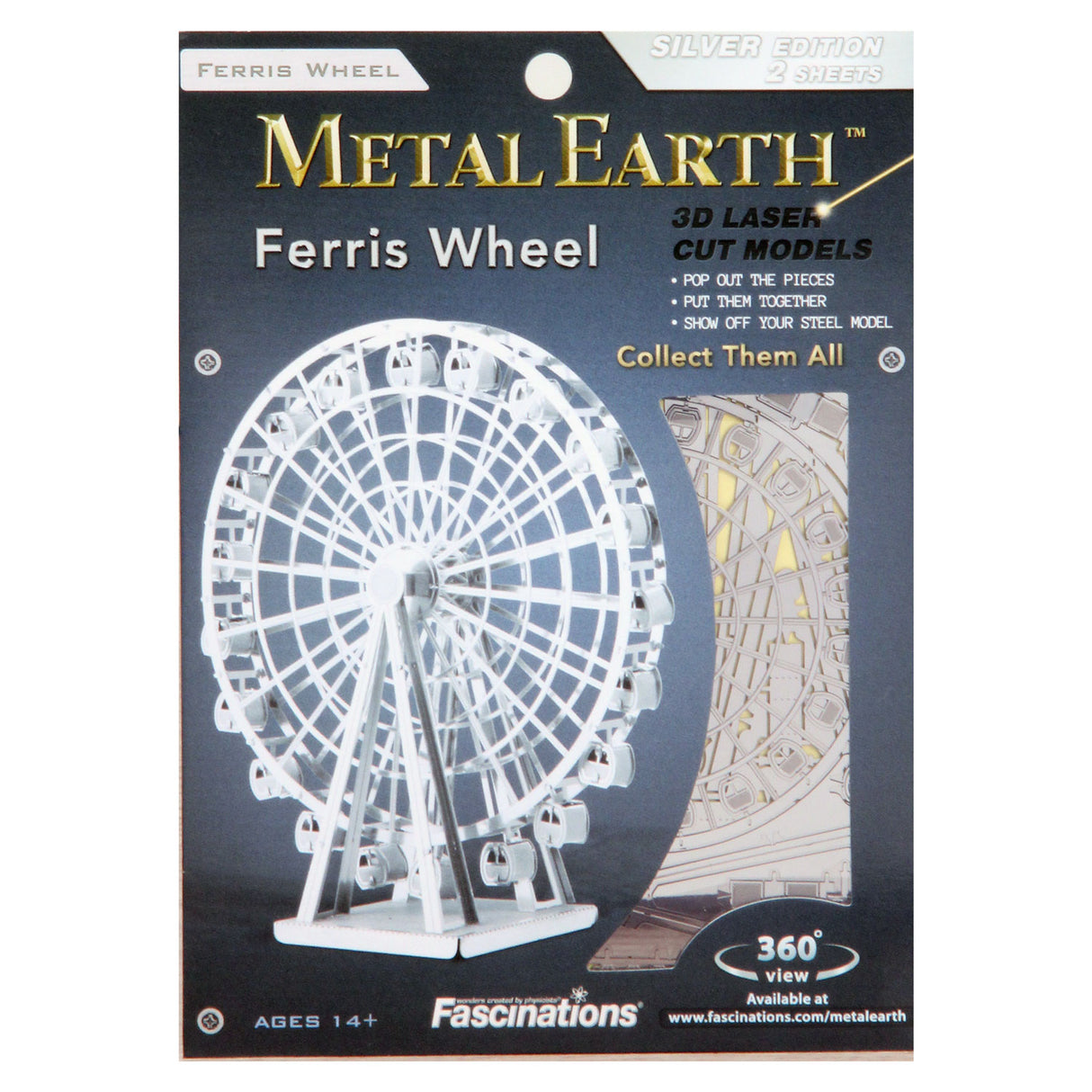 Eureka Metal Earth Riesenrad Silber Edition
