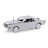Eureka Metal Earth 1965 Ford Mustang Coupé Silber Edition