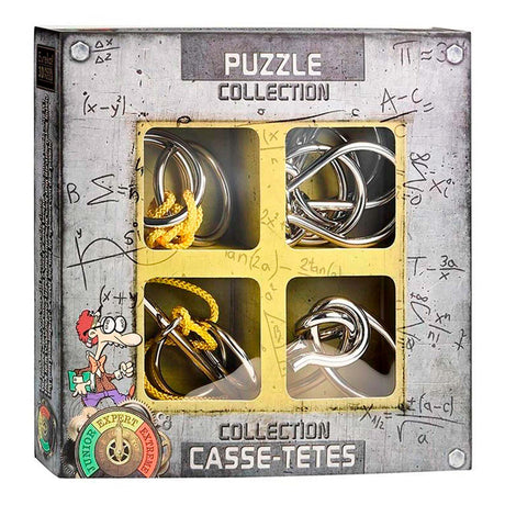 Eureka Metall-Gehirnpuzzles Expert, 4-tlg.