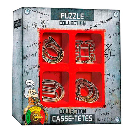Eureka Metall-Gehirnpuzzles extrem, 4-tlg.