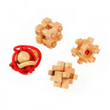 Eureka Holz-Gehirnpuzzles extrem, 4-tlg.