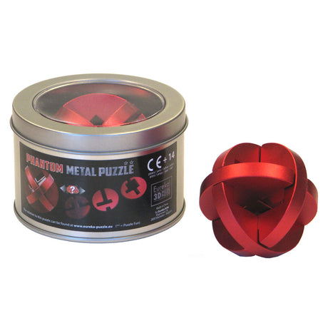 Eureka Gehirnpuzzle aus Metall in einer Dose – Phantom **