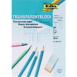 Transparentpapier Folia A4 80 g m² transparent 25 Blatt