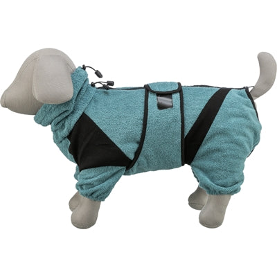 Trixie Bademantel Hausoverall Frottee Petrol
