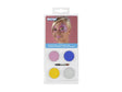 Boland Prinzessinnen-Make-up-Palettenset auf Wasserbasis (4 Gläser und 1 Applikator)