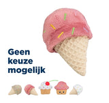 Trixie -Eis oder Cupcake -Plüsch mit Katzenminister -Assorti