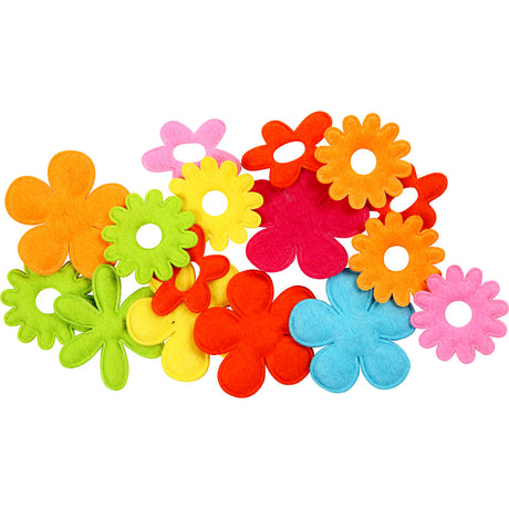 Kreativunternehmen https: www.cchobby.nl Flowers-of-felt-size-35x45-mm-thickness-1-2-mm-16-piece-1-box