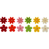 Kreativunternehmen https: www.cchobby.nl Felt-flowers-with-rhinestone-d-30-mm-thickness-2-5-mm-12-piece-1-box