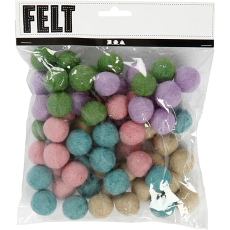 Kreativunternehmen https: www.cchobby.nl Wool-beads-d-20-mm-pastelcolors-64-piece-1-box
