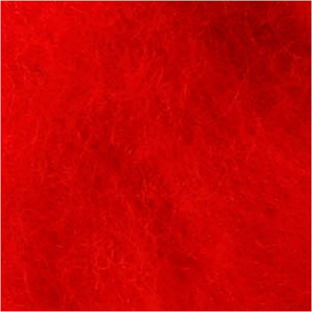 Creativ Company kardierte Wolle, rot, 100 gr 1 Knäuel