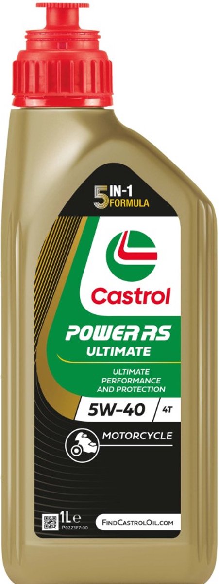 Castrol Öl RS Racing 4t 5w-40 – Flasche mit 1 Liter