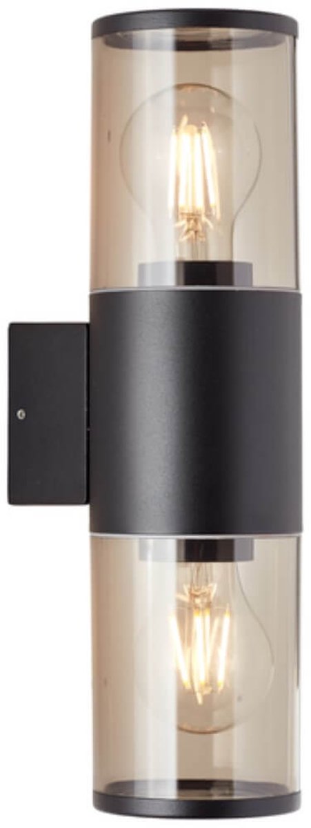 Brilliant Sergioro - Außenlampe - E27 max. 2x40W - IP44 - Schwarz