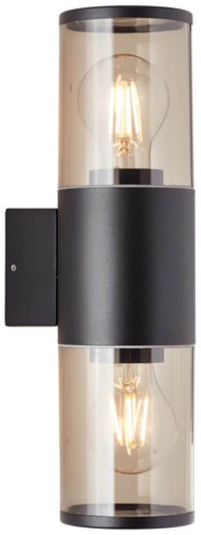 Brilliant Sergioro - Außenlampe - E27 max. 2x40W - IP44 - Schwarz