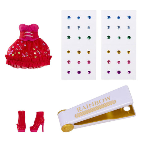 Rainbow High Be Dazzling Modepuppen Vivienne Rouge (rot)