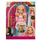 Rainbow High Be Dazzling Fashion Dolls – Adeline Rose (Rosa) mit Blendwerkzeug und glitzernden Strasssteinen