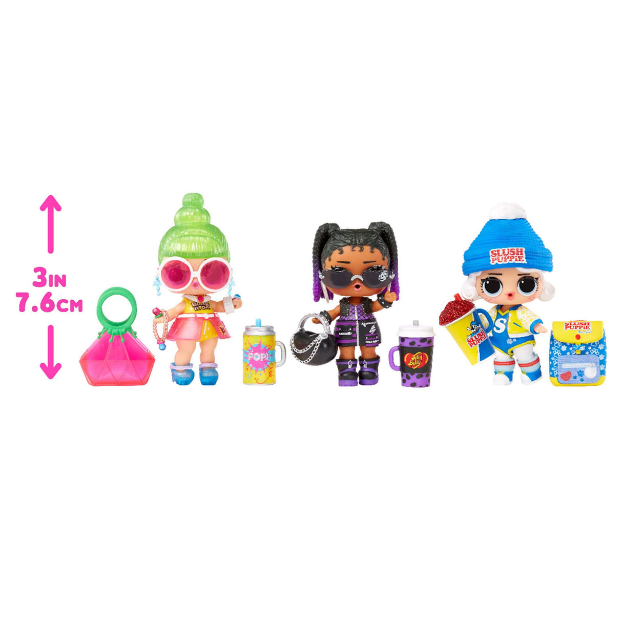 LOL. Überraschung liebt Mini-Süßigkeiten Überraschung-o-m-mini pop