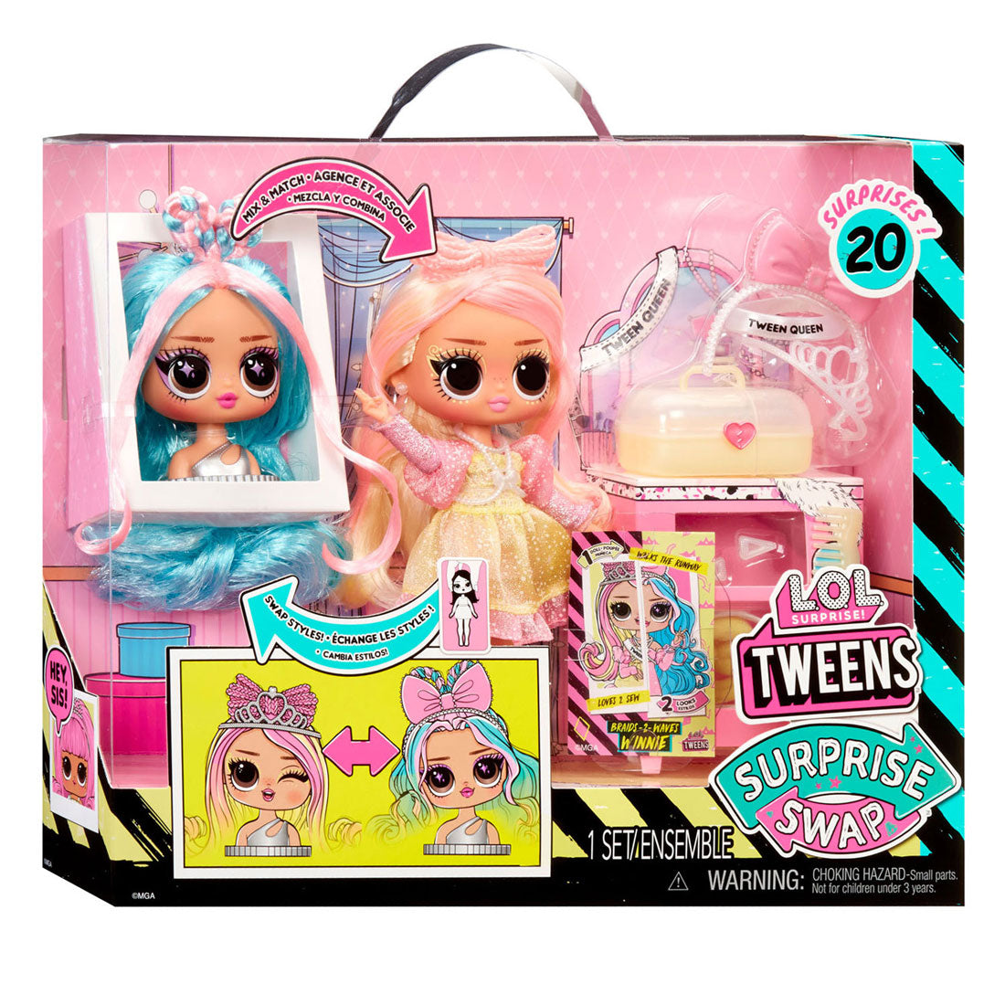 Lol. Überraschungs-Tweens tauschen Mode-Pop-Wellen aus, Winnie