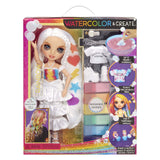 Mga Entertainment Rainbow High Aquarell kreieren Modepuppe – braune Augen