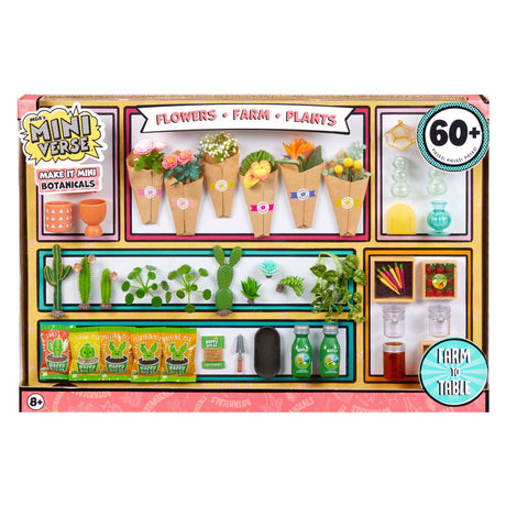 Mga Entertainment Mga's Miniversum – machen Sie es zu Mini-Blumentöpfen mit botanischen Pflanzen
