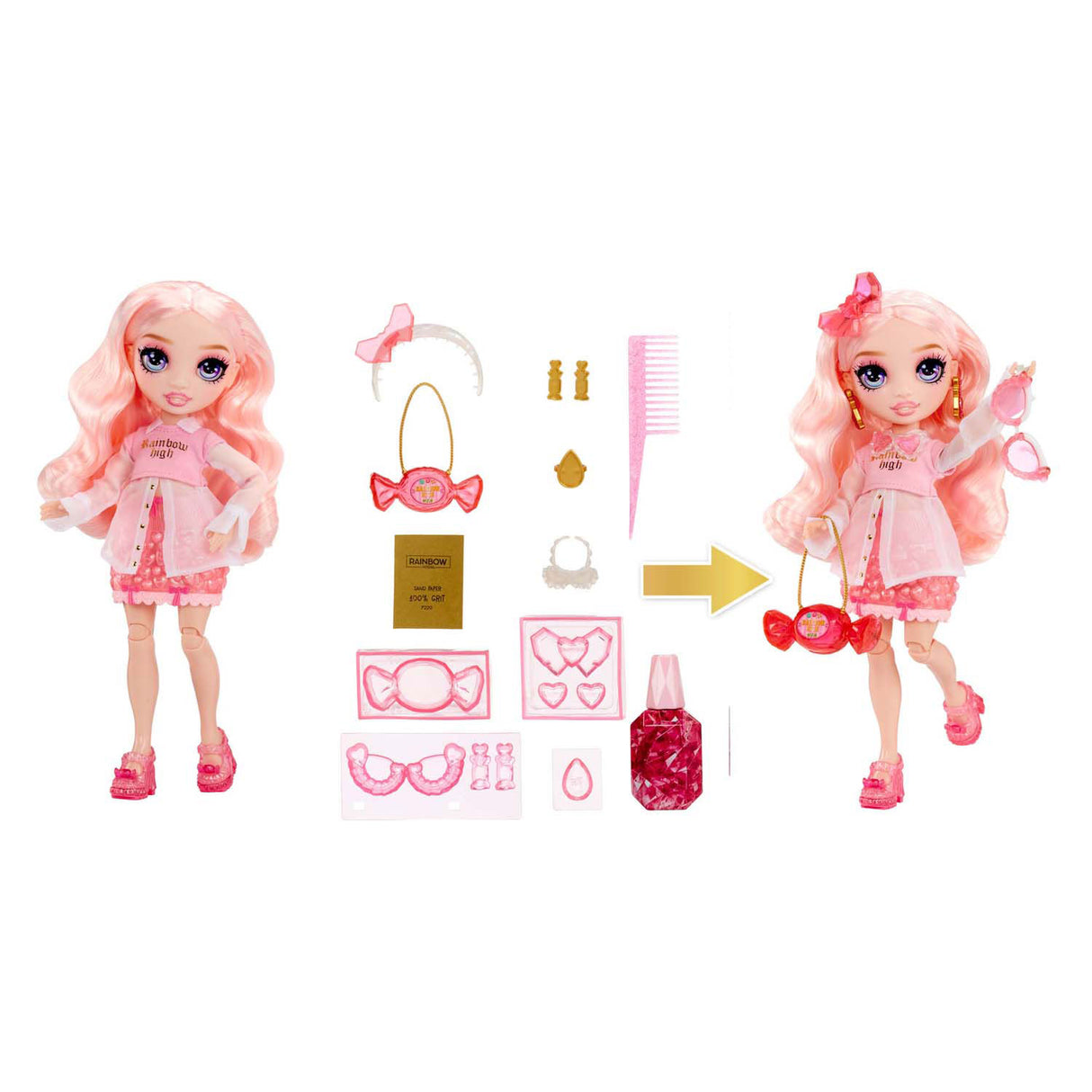 Mga Entertainment Rainbow High Crystal Fashion Modepuppe – Bella