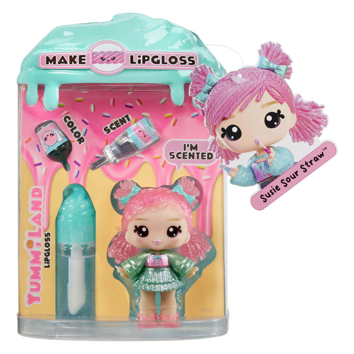 Mga Entertainment Yummiland Pop – Susie Sour Straw mit Lipgloss-Set