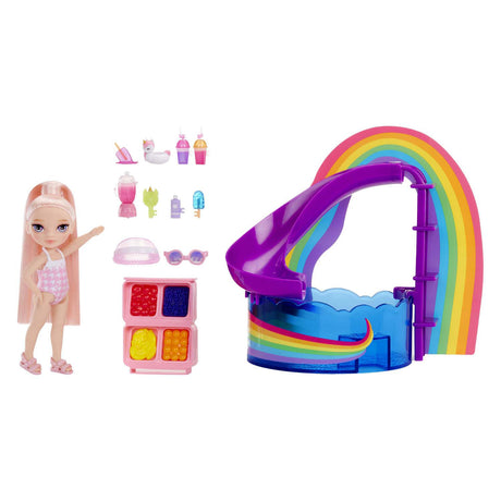 Rainbow High Puppe, kleiner Pooltag mit Rouge-Spielset