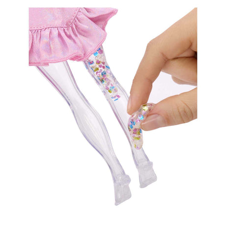 Rainbow High schimmert mit Schleim-Modepuppe – Bella (Rosa)
