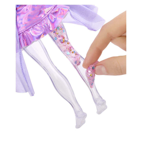 Rainbow High schimmert mit Schleim-Modepuppe – violett (lila)
