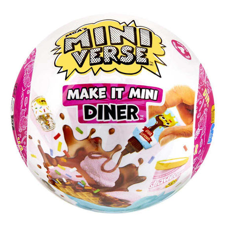 Miniverse macht es zu Mini-Lebensmitteln: Dinner-Serie 4 – Bastelset – Miniaturen herstellen – Snacks und Getränke – inklusive Tisch