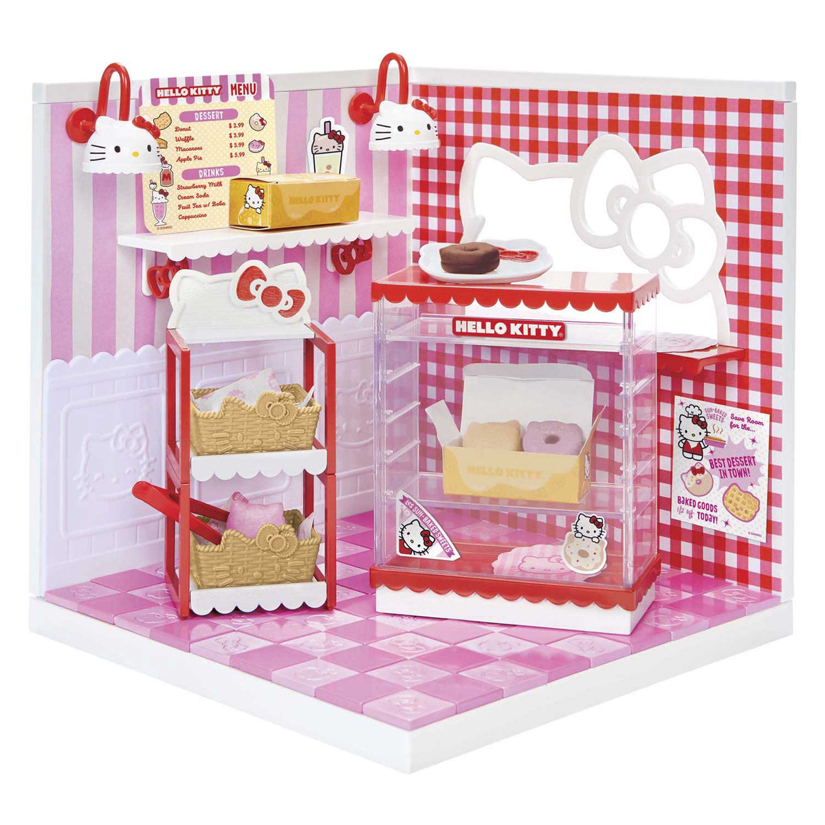 Miniverse machen es zu Mini Spaces™ Hello Kitty® – Bastelset – Bausatz – basteln Sie Ihre eigene Mini-Hello-Kitty-Bäckerei