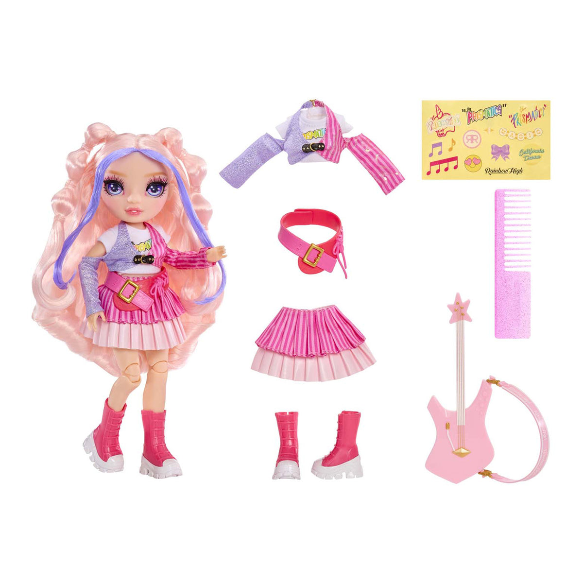 Regenbogen-High-Fashion-Puppe – Bella