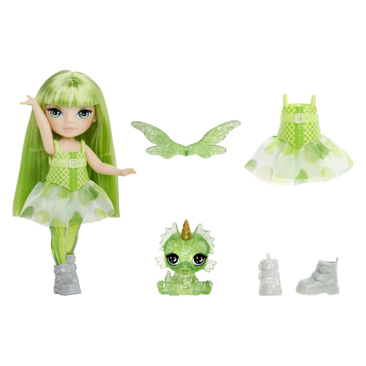 Rainbow High Littles Rainbow Fantasy Fairy Puppe Smaragd (grün)