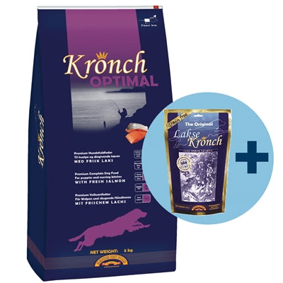 Kronch Optimaler Welpe mit kostenlosen Kronch-Snacks aus 100 % Lachs