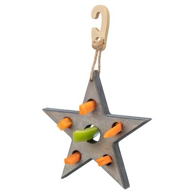 Trixie Weihnachtsspiel- und Snackstern grau
