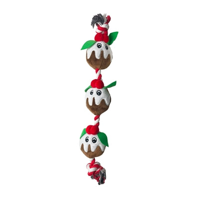 Happy Pet Christmas Pudding-Zahnseide-Seil