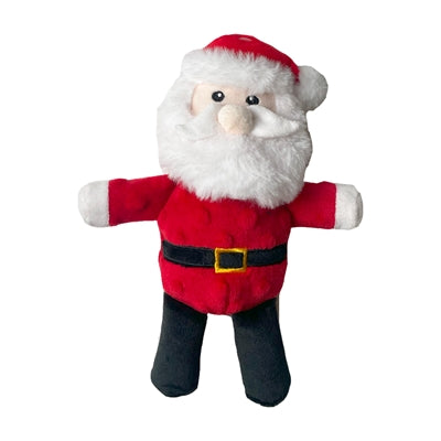 Glückliches Haustier Kuscheliger festlicher Weihnachtsmann