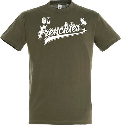 T-Shirt Go Frenchies Armeegrün