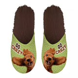 Slipper Go Crazy Grün Braun