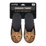 Slipper orange Katze schwarz