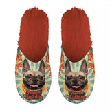 Slipper Französische Bulldogge Französische Bulldogge Orange